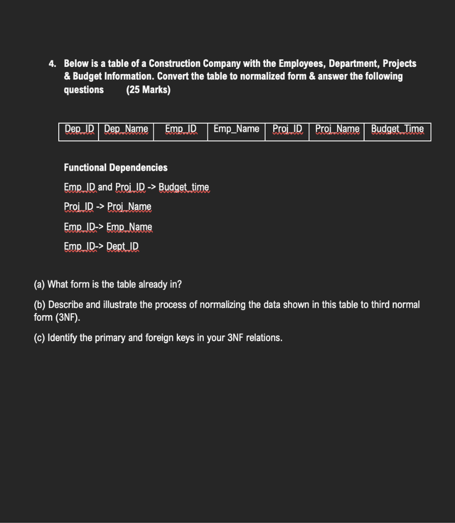 Please Answer 4a 4b And 4c Will Upvote 1