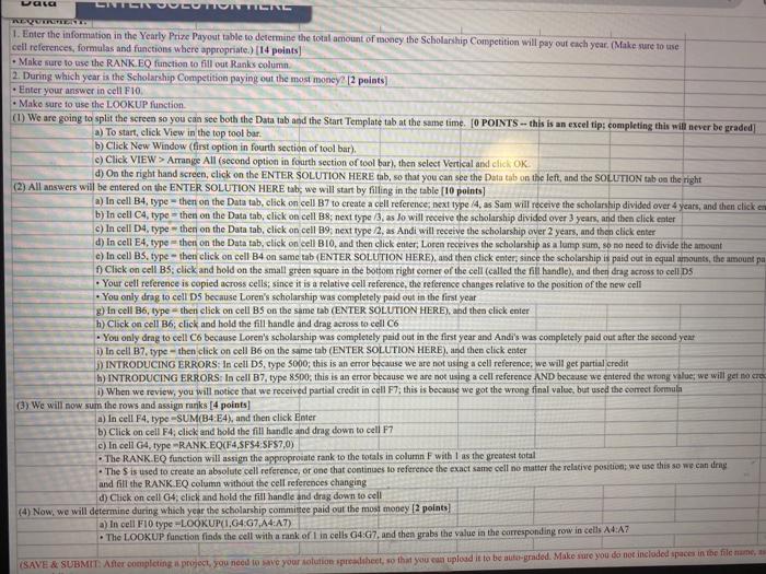 Instructions For The Purpose Of Grading The Project You Are Required To Perform The Following Tasks Step 1 Instruction 4