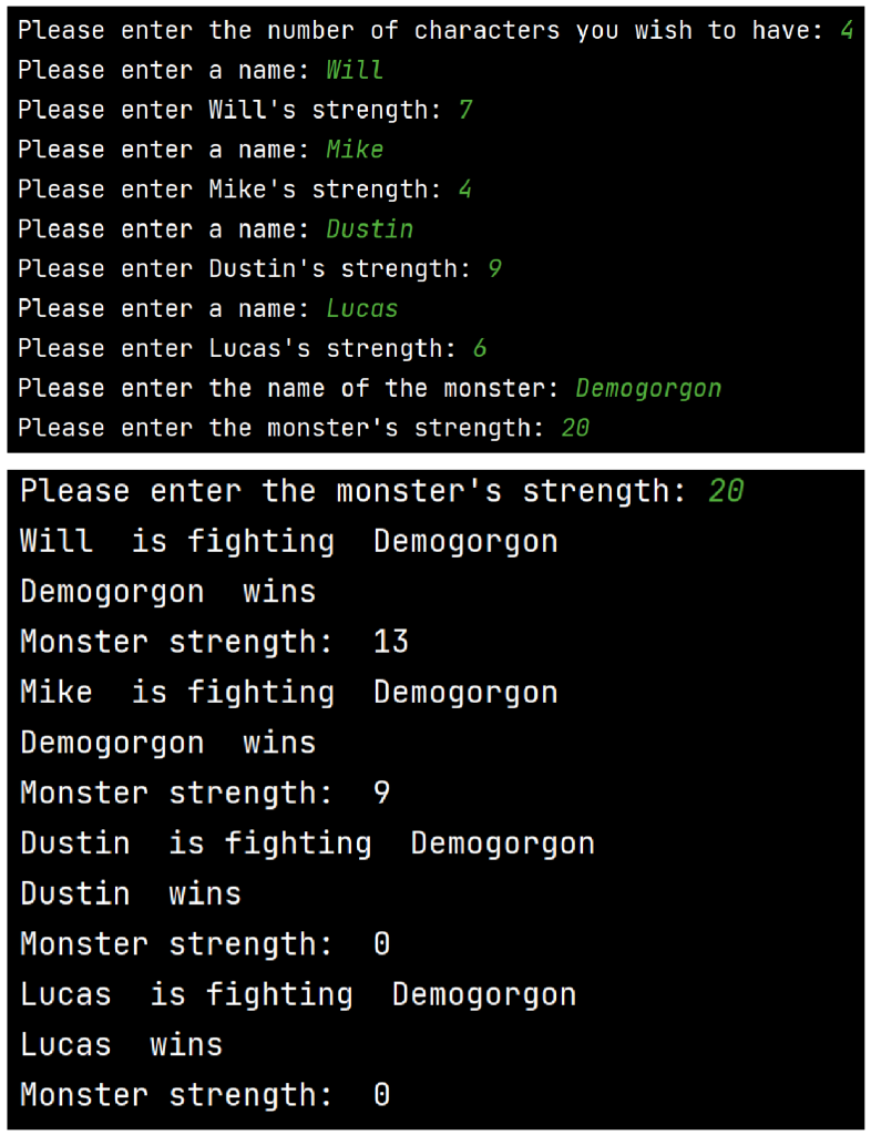 Create Dungeons And Dragons Character Sheet Code Create One Class Character So That Each Character Only Has One Attri 1