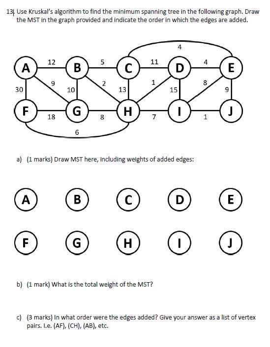 Can You Please Help With The Below Computer Science Algorithms Question Please Do Not Copy Existing Cheqq Question 1