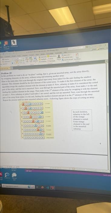Da Note Wa Bite Auto 45 Problem 28 In This Problems We Want To Do An Is Plice Sorting That Is Given As Unrted Any 1