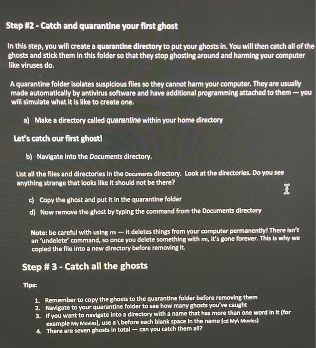 Need Help Please Show Each Step Very Confused This Is Done Through A Command Line What Additional Info Do You Need 3