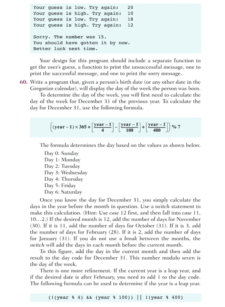 Problem Given An Integer Representing The Number Of Days Since December 31 1972 Determine The Year And Month On Which 2