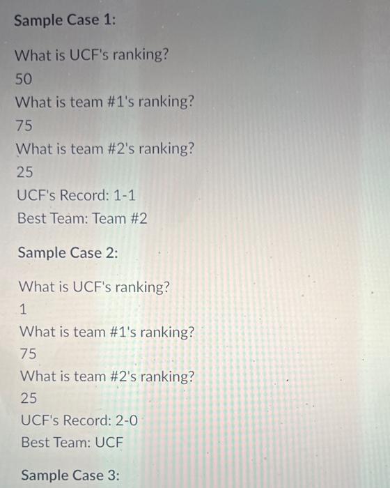 Problem B The Better Team Filename Team Py One Of The Craziest Things About College Sports Is Trying To Rank Them The 2