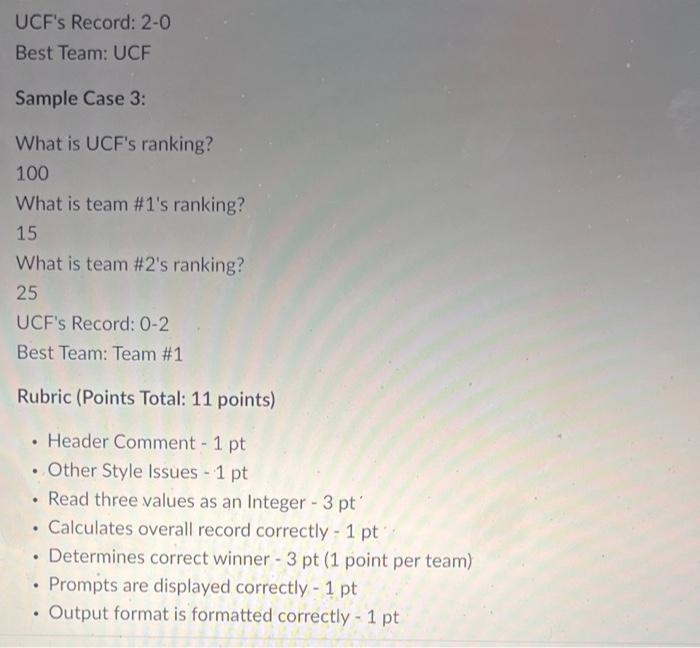 Problem B The Better Team Filename Team Py One Of The Craziest Things About College Sports Is Trying To Rank Them The 3
