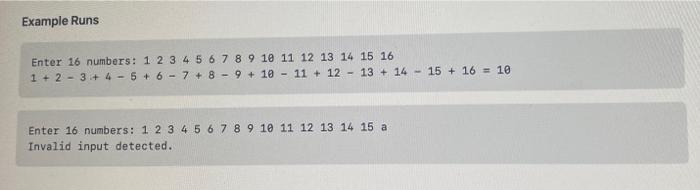 20 Problem 4 Create A Program That Implements That Alternates Adding And Subtracting Numbers In A 2d Array Starting 4