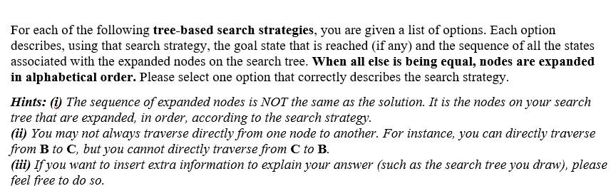 Problem 3 Search 30 Marks Consider The Search Space Below Where S Is The Initial State And The States G1 And G2 Satis 2
