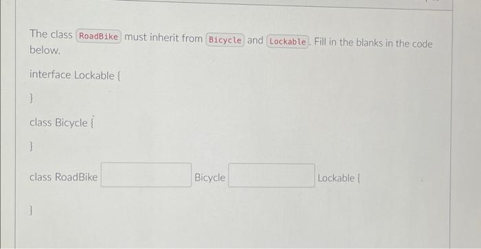 A Try Catch Block May Have Multiple Catch Blocks True False The Class Below Must Inherit From And Fill In The Blanks I 2