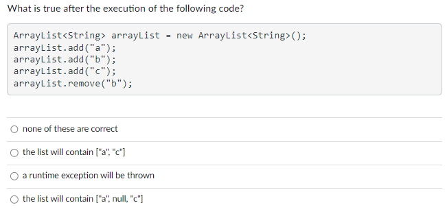 Java Question 1 Question 2 Question 3 Question 4 2
