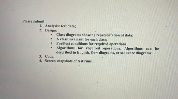 Ais Project Is Adapted From The Programming Project 8 Of Chapter 2 Of The Book Titled Data Structures Other Objects U 2