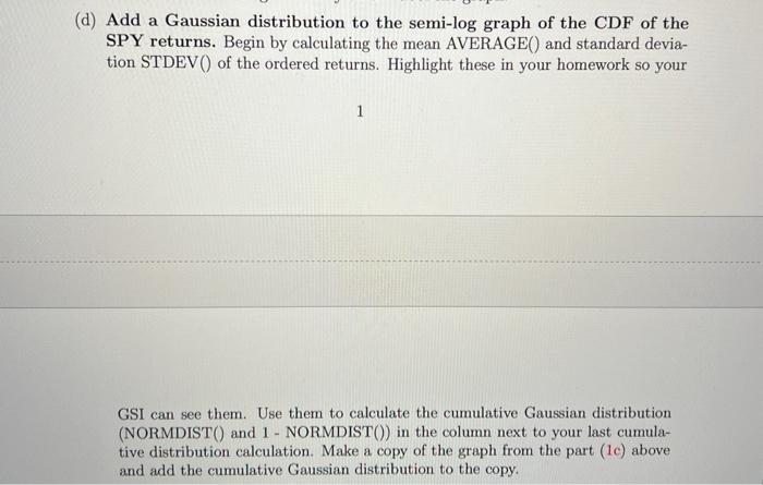 1 The Return Profile And Risk Of The S P 500 In This Exercise You Will Reproduce The Graphs Presented In Class The G 2
