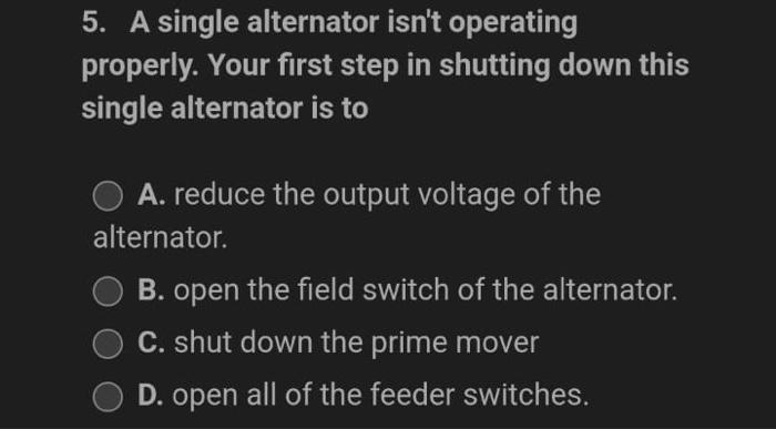 7 Which One Of The Following Views Shows The Point Where The Coil Cuts The Minimum Amount Of Flux A B C D S G Bite 2