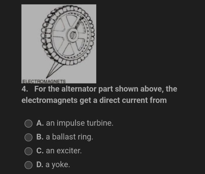 7 Which One Of The Following Views Shows The Point Where The Coil Cuts The Minimum Amount Of Flux A B C D S G Bite 3