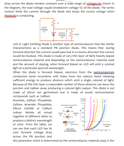 Laboratory Experiment No 4 Study Of Zener Diode Led Objectives To Understand The Concept Of Zener Diode And Led 2