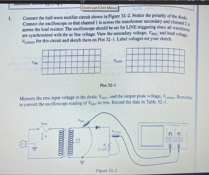 32 Name Date Rectifier Circuits Class Reading Text Sections 16 4 Through 16 7 Objectives After Performing This Experime 5