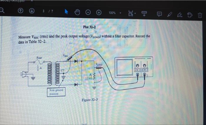 32 Name Date Rectifier Circuits Class Reading Text Sections 16 4 Through 16 7 Objectives After Performing This Experime 7