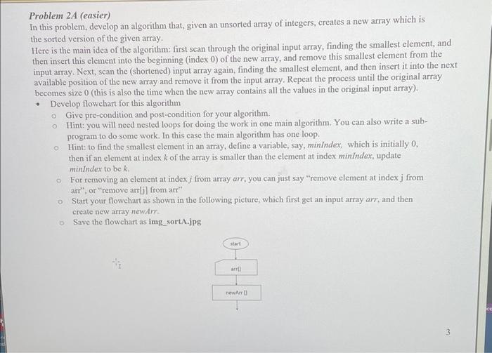 Wet Nat M3 My Comme Le To Sitten Und Bann Aar I Pot Mach In This Problem We Want To Sort An Inpet Array Problem 24 Ea 2