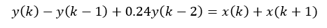 Solve The Following Difference Equation Where X K Is A Discrete Unit Step Input And Y K Is The System Output 1