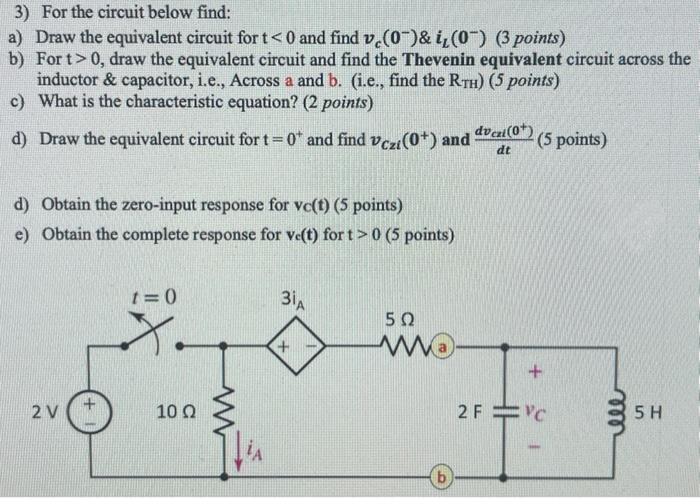 T 0 T 0 And Zero Input Response Zero State Response Means Homogenous Solution Particular Solution Solve With Diffe 1