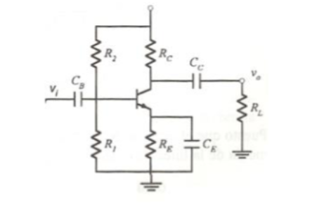 For The Circuit In Figure That Requires Obtaining The Voltage Gain Av 20 With Rl 10 Kohms And Vcc 12v Gain B 150 R 1