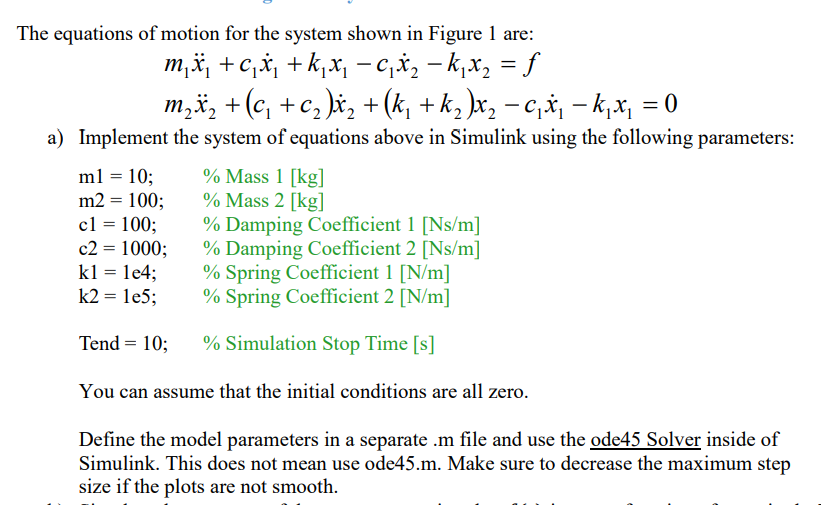 Use Simulink Matlab Ill Dislike If You Copy Past Chegg Answer 2