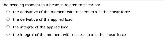 Cross Sections Of A Beam In Pure Bending Have Which Quality O They Remain Plane Upon Loading Only In The Elastic Range 2
