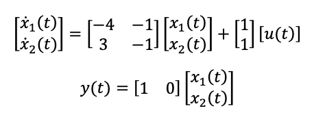 Based On The Following State Space Representation Obtain The Transfer Function Of The System G S C Si A 1b D 1