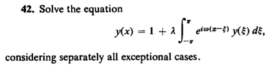 42 Solve The Equation Y X 1 2 L Piw 7 5 Y 5 Dt Considering Separately All Exceptional Cases 1
