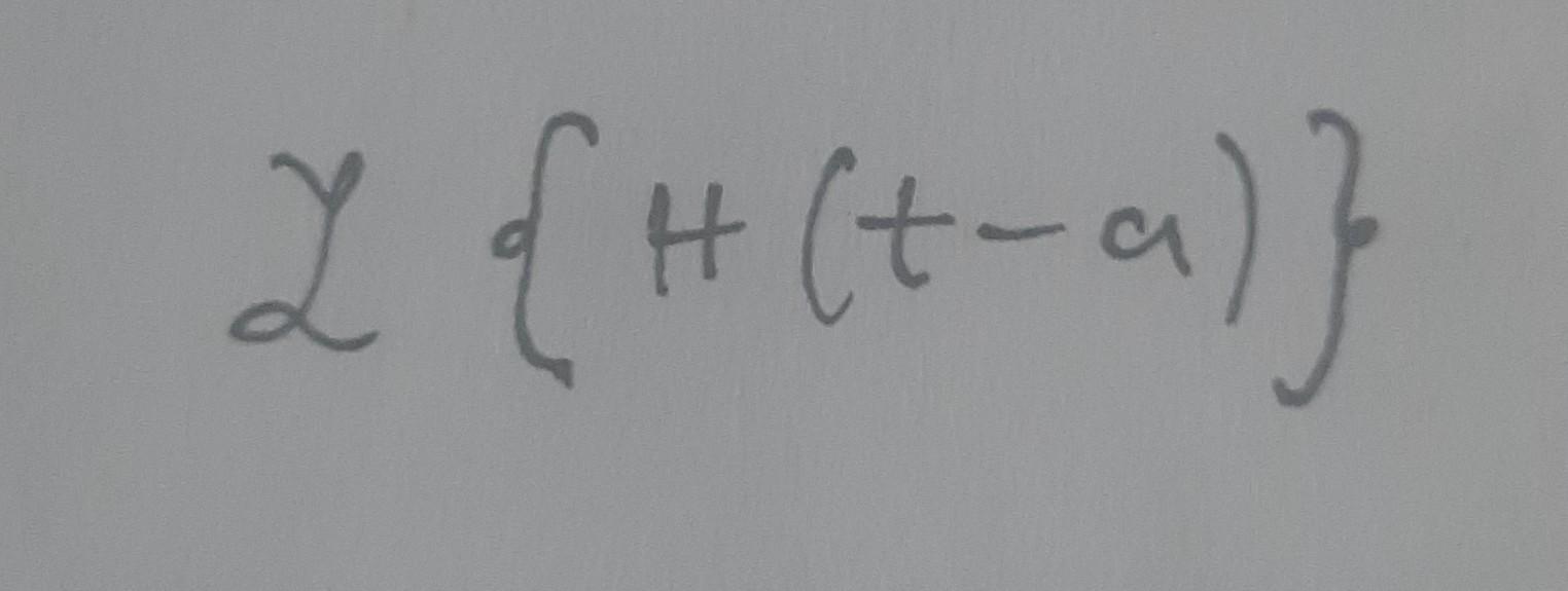 Laplace Transform Unit Step Or Heavy Side Function 1