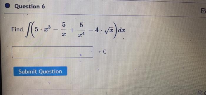 Question 6 5 Find 5 23 5 2 4 Valde C Submit Question 1