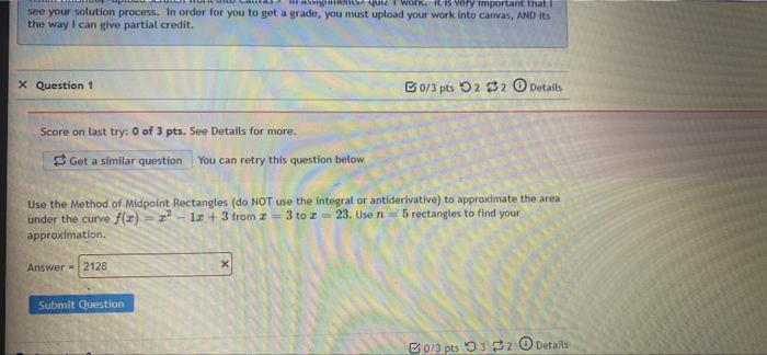 She Work Is Very Important That See Your Solution Process In Order For You To Get A Grade You Must Upload Your Work In 1