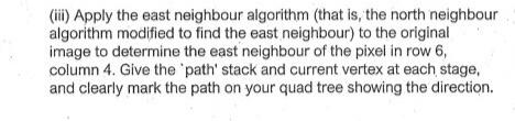 I Apply The East Neighbour Algorithm That Is The North Neighbour Algorithm Modified To Find The East Neighbour To T 1