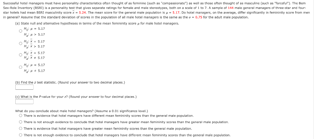 Successful Hotel Managers Must Have Personality Characteristics Often Thought Of As Feminine Such As Compassionate As 1