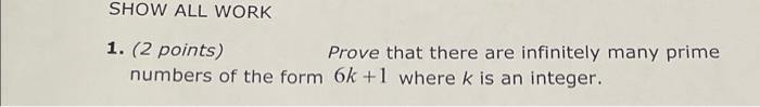 Solve 1 Completely Show Every Step Of Proof 1