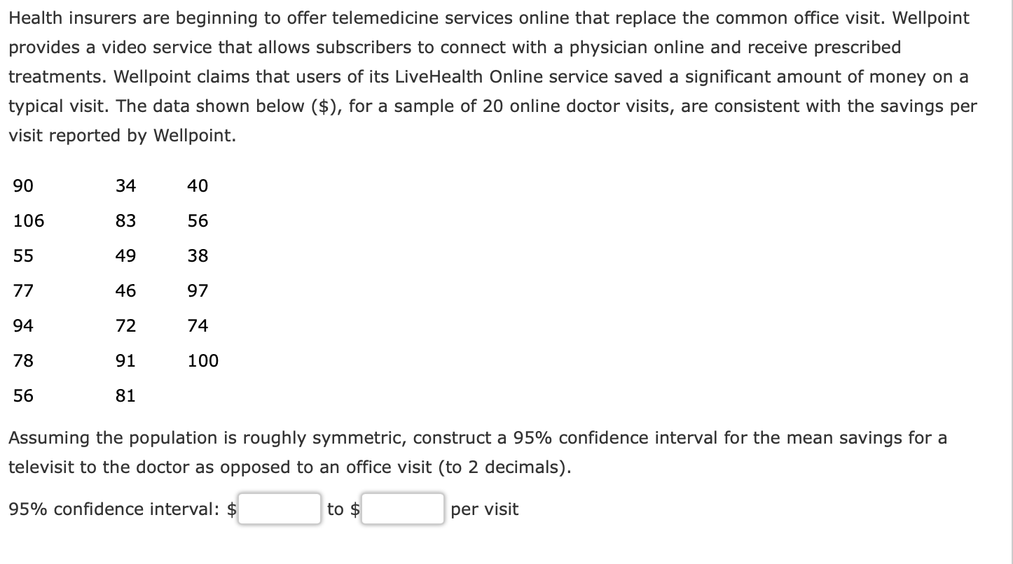Health Insurers Are Beginning To Offer Telemedicine Services Online That Replace The Common Office Visit Wellpoint Prov 1