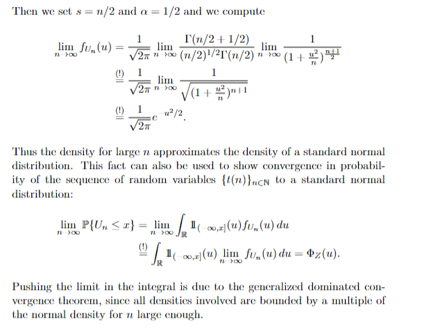 Problem 2 The Aim Of This Exercise Is To Deduce The P D F Of The Student S T Distribution T N Discussed In Lectures L 3