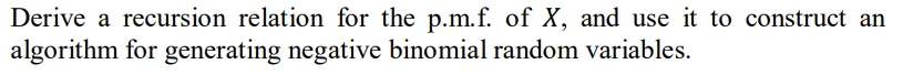 The Negative Binomial Distribution Models The Number Of Failures X K K 0 1 Before Getting A Fixed Number Of R S 2
