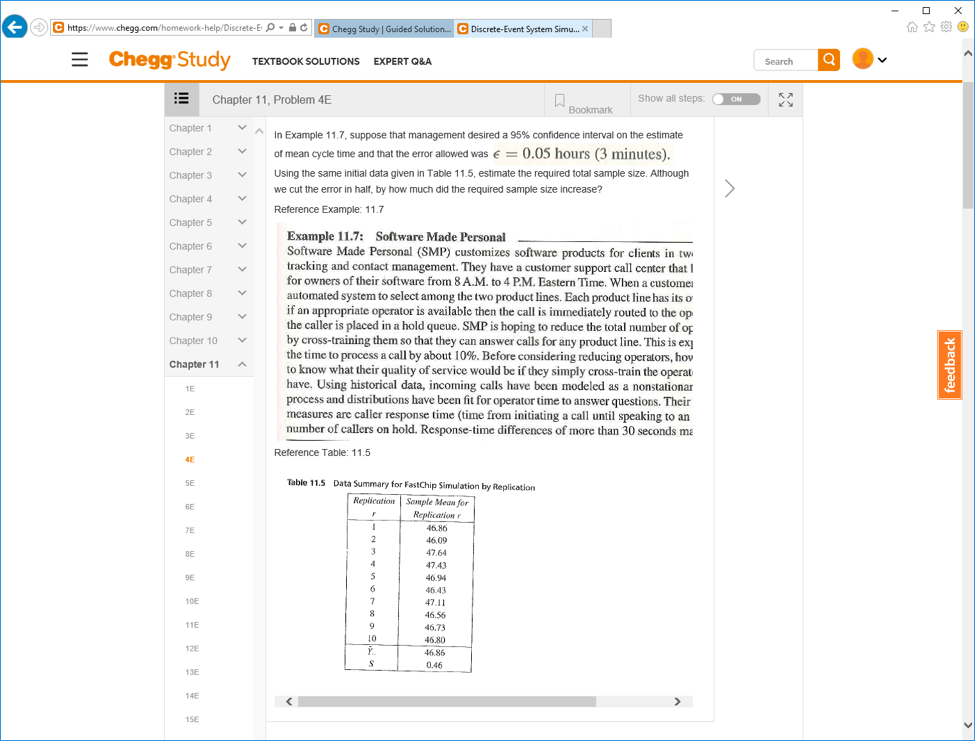 Using The Same Initial Data Given In Table 5 Estimate The Required Total Sample Size Although We Cut The Error In Half 1