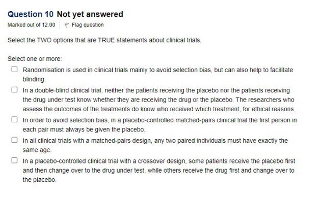 Question 10 Not Yet Answered Marked Out Of 12 00 P Flag Question Select The Two Options That Are True Statements About C 1