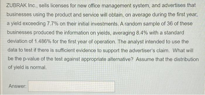 Zubrak Inc Sells Licenses For New Office Management System And Advertises That Businesses Using The Product And Servi 1