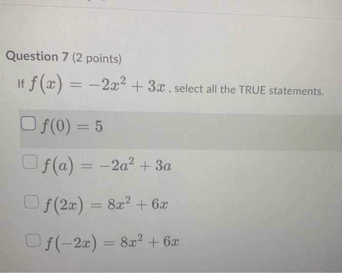 The Set Of Ordered Pairs 2 14 1 19 2 6 3 19 Defines A Parabola Which Of The Following Sets Of Order 4