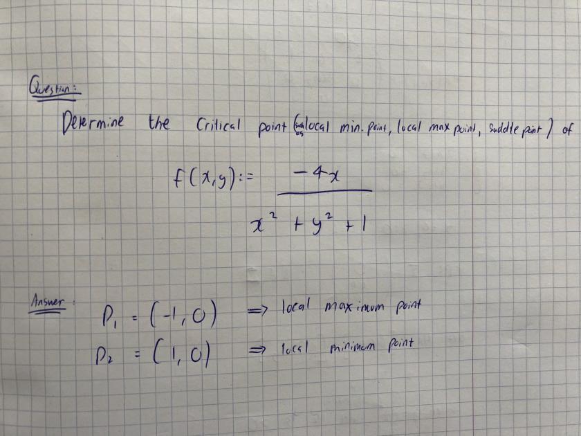 This Question Is About Multivariable Differential Calculus Do Not Use A Calculator How To Get The Answer Shown In The 1