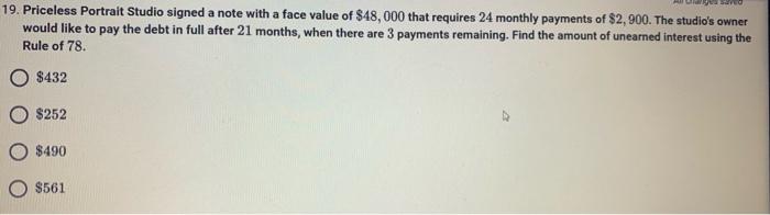 19 Priceless Portrait Studio Signed A Note With A Face Value Of 48 000 That Requires 24 Monthly Payments Of 82 900 3