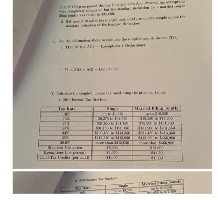 Show Your Work In Order To Receive Credit You May Use A Calculator As Needed 1 A Family Consists Of Two Married Adults 2