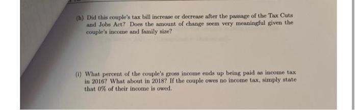 Show Your Work In Order To Receive Credit You May Use A Calculator As Needed 1 A Family Consists Of Two Married Adults 4