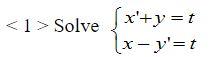 1 Solve X Y T X Y T 1