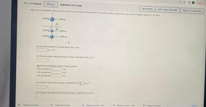 5 8 Points Details Serpse10 10 3 P 012 My Notes Ask Your Teacher Practice Another Amat Object With Mass 4 35 Kg Mo 9