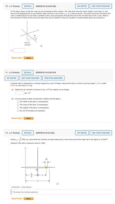 5 8 Points Details Serpse10 10 3 P 012 My Notes Ask Your Teacher Practice Another Amat Object With Mass 4 35 Kg Mo 15
