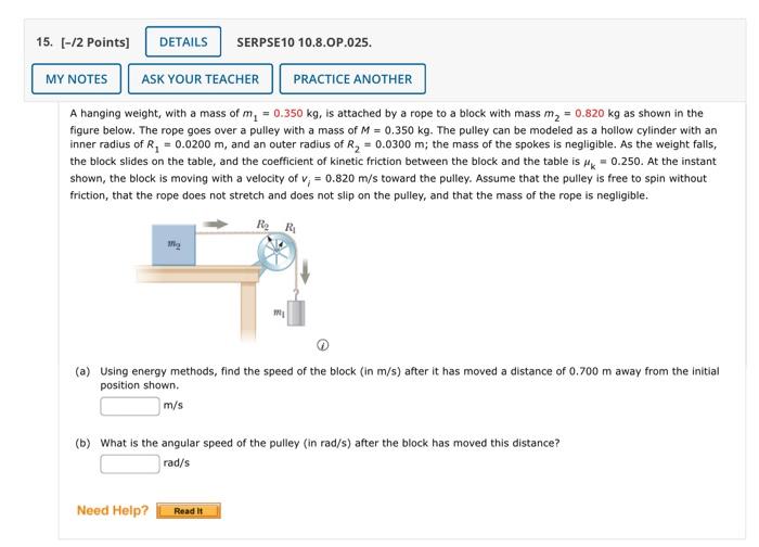 5 8 Points Details Serpse10 10 3 P 012 My Notes Ask Your Teacher Practice Another Amat Object With Mass 4 35 Kg Mo 17