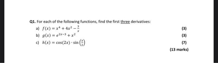 Q5 The Taylor Series Is Defined Using The Following Summation F N A N F X X A N N 0 Where F N A Represents 5